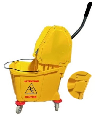Yellow Down Press Wringer & 36L Bucket Combo
